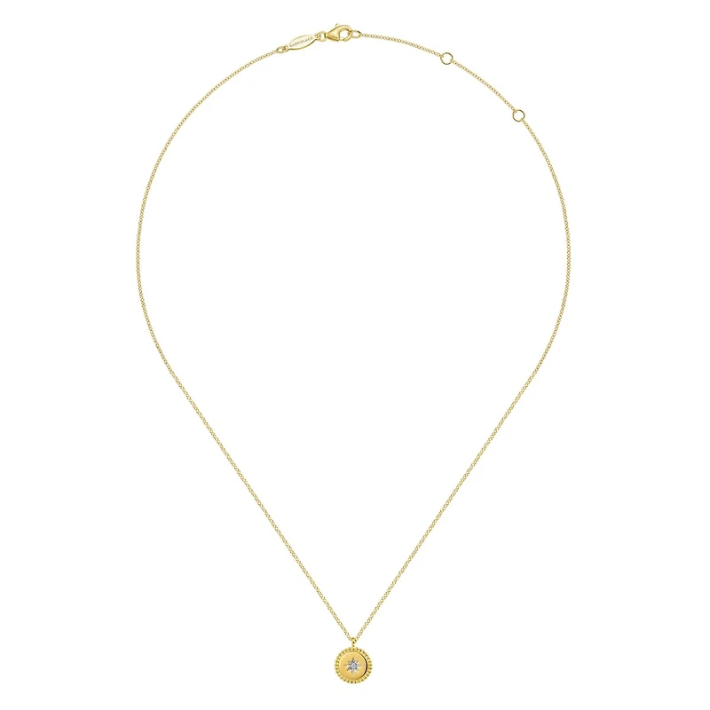 Starburst Diamond Center Necklace