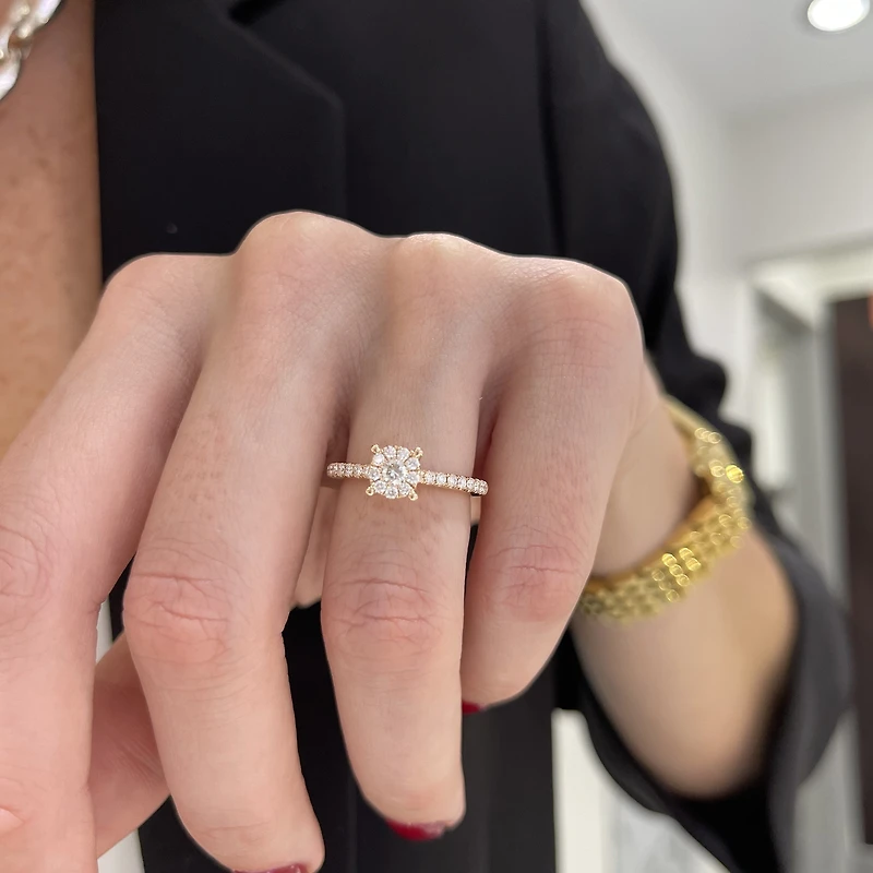 .48ct Diamond Signature Rose Gold Ring