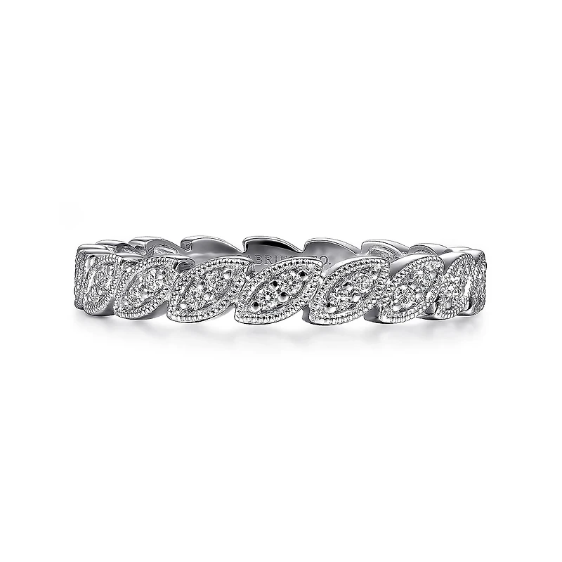 Leaves Diamond Ring