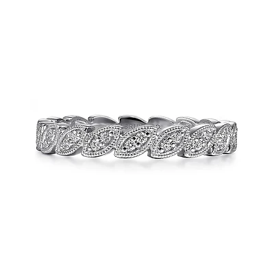Leaves Diamond Ring