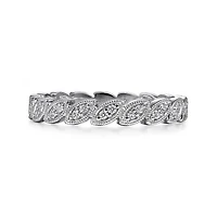 Leaves Diamond Ring