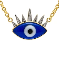 Evil Eye Lashes Necklace