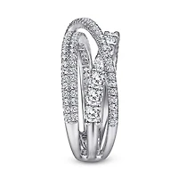 Different Paths White Gold Ring