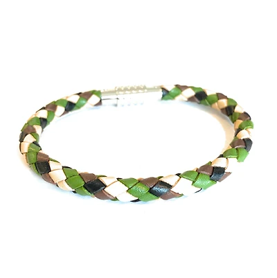 Camouflage Leather Bracelet