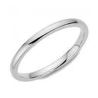 Basic 2mm Solid Gold Ring 14KW