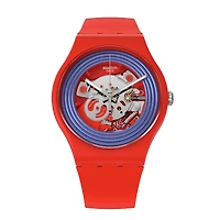 Blue rings red
