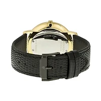 Museum 40MM Yellow and Black Leather
