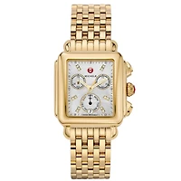 Deco Yellow Chronograph 35MM Watch