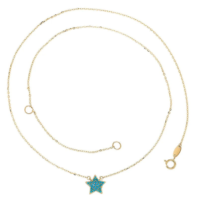 Turquoise Star Necklace
