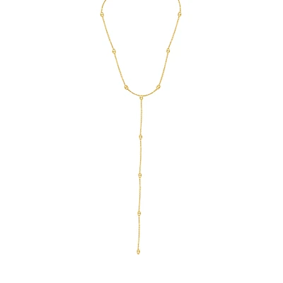 Puff Mariner Lariat Necklace