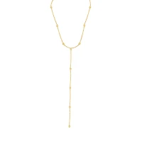 Puff Mariner Lariat Necklace