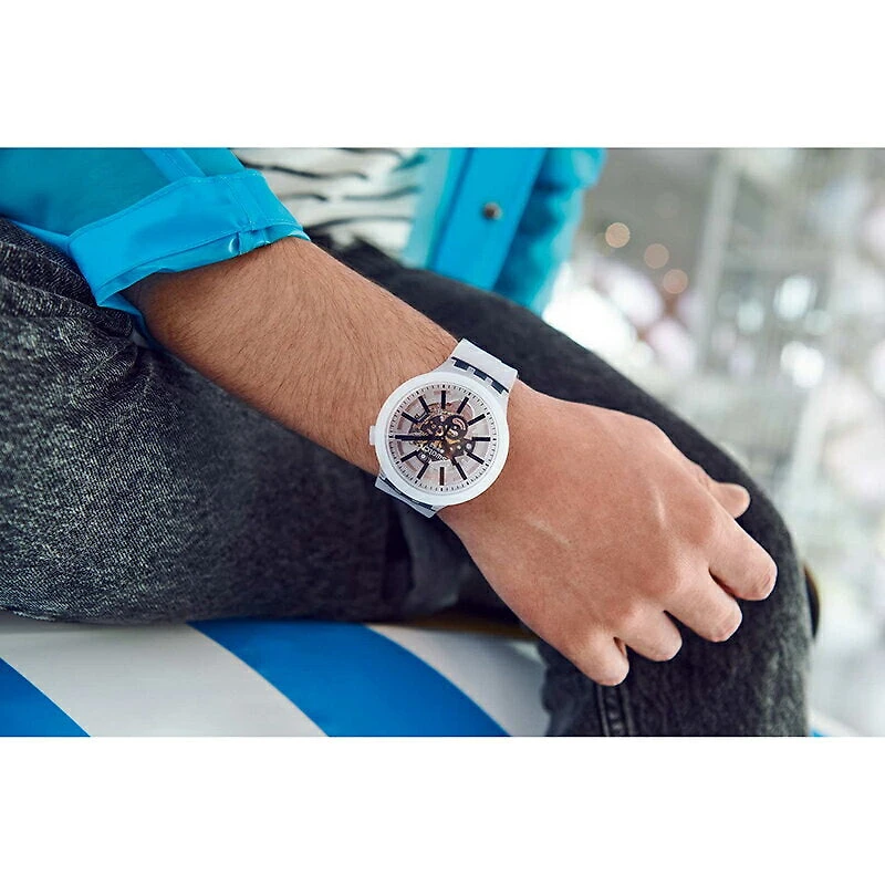 Big Bold Black Jelly Watch