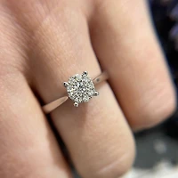 .75ct Diamond Solitaire Illusion White Gold Ring