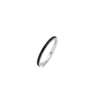 Half Eternity Black Ring