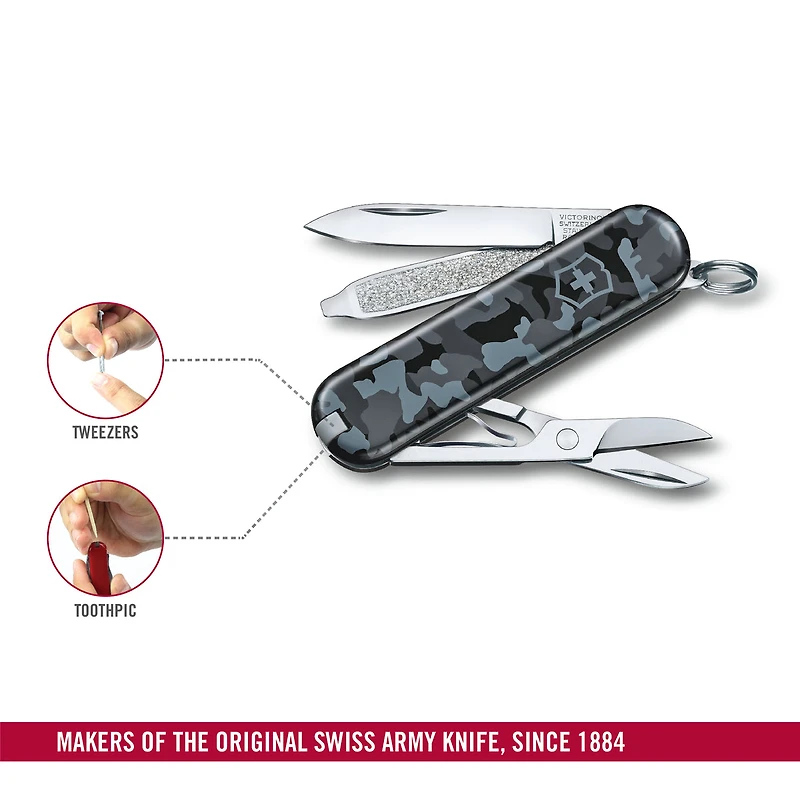 Classic Navy Camouflage Knife