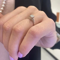 .50ct Diamond Illusion White Gold Ring
