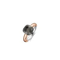 Grey Green Cushion Ring