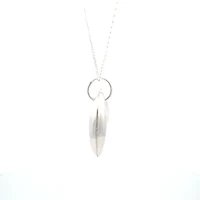 Puffed Mariner Silver Pendant 35MM