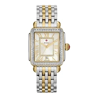 Deco Madison Two Tone Diamond 35MM Watch