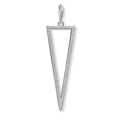 Sparkling Triangle Charm
