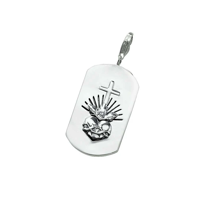 Heart and Cross Charm