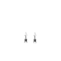 Black Onyx Arrow Stud Earrings