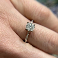 .75ct Diamond Solitaire Illusion Shank Rose Gold Ring