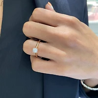 .50ct Diamond Illusion Rose Gold Ring