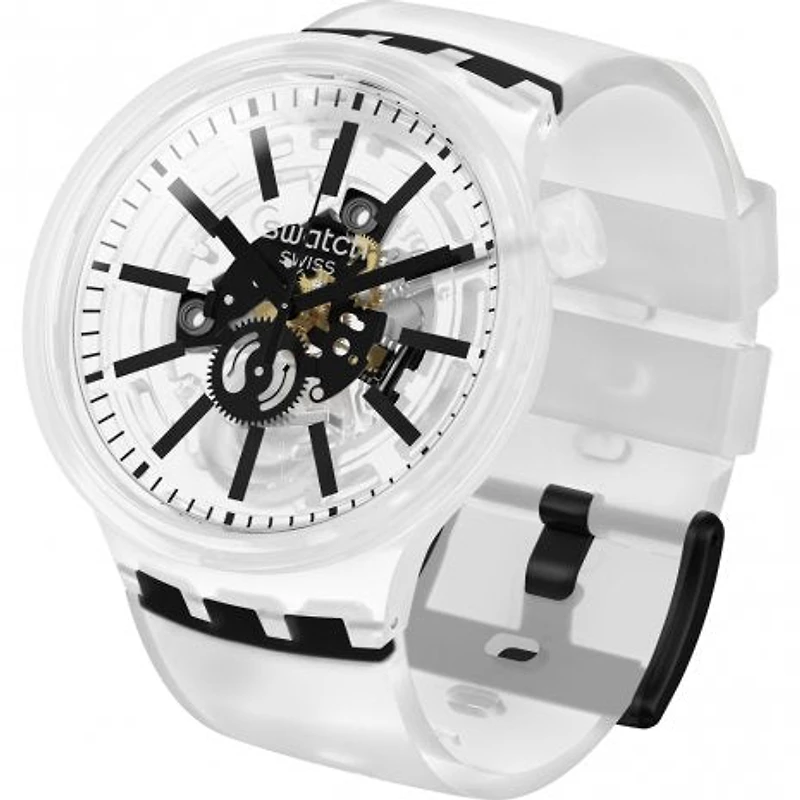 Big Bold Black Jelly Watch