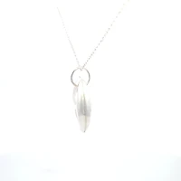 Puffed Mariner Silver Pendant 35MM