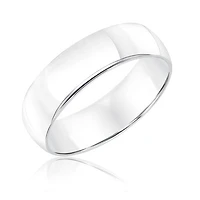 6MM Comfort Fit Wedding Band 14KW
