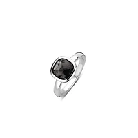 Black Cushion Ring