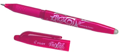 Stylo gel Frixion rose 0.7mm