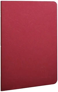 Cahier piqué Age-Bag ligné 96p 14.8x21cm Rouge