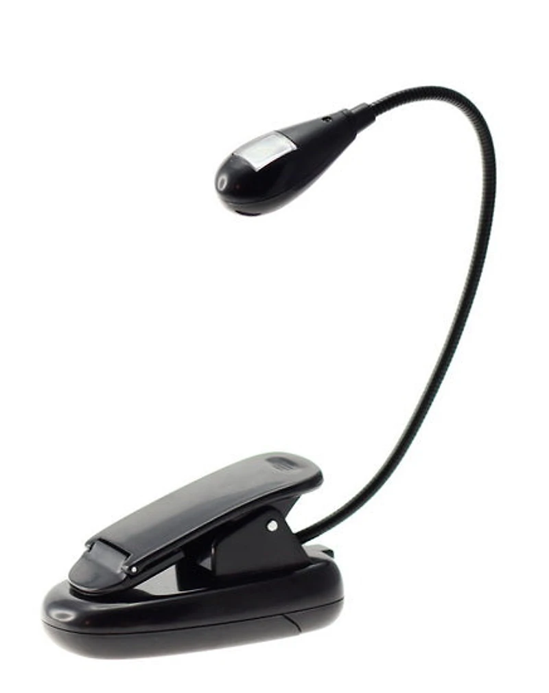 Lampe de lecture DEL noire 30cm