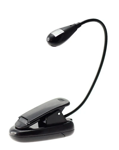 Lampe de lecture DEL noire 30cm