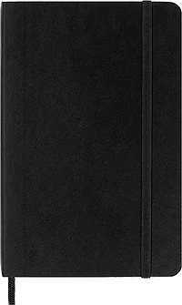 Carnet Classic ligné Poche Souple Noir 192p