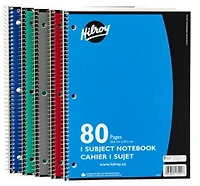 Cahier spirale ligné 80p.