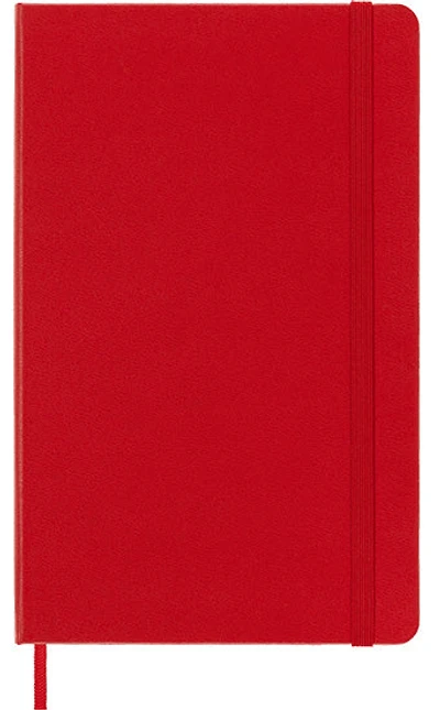 Cahier Classic ligné Large Rigide Rouge 240p