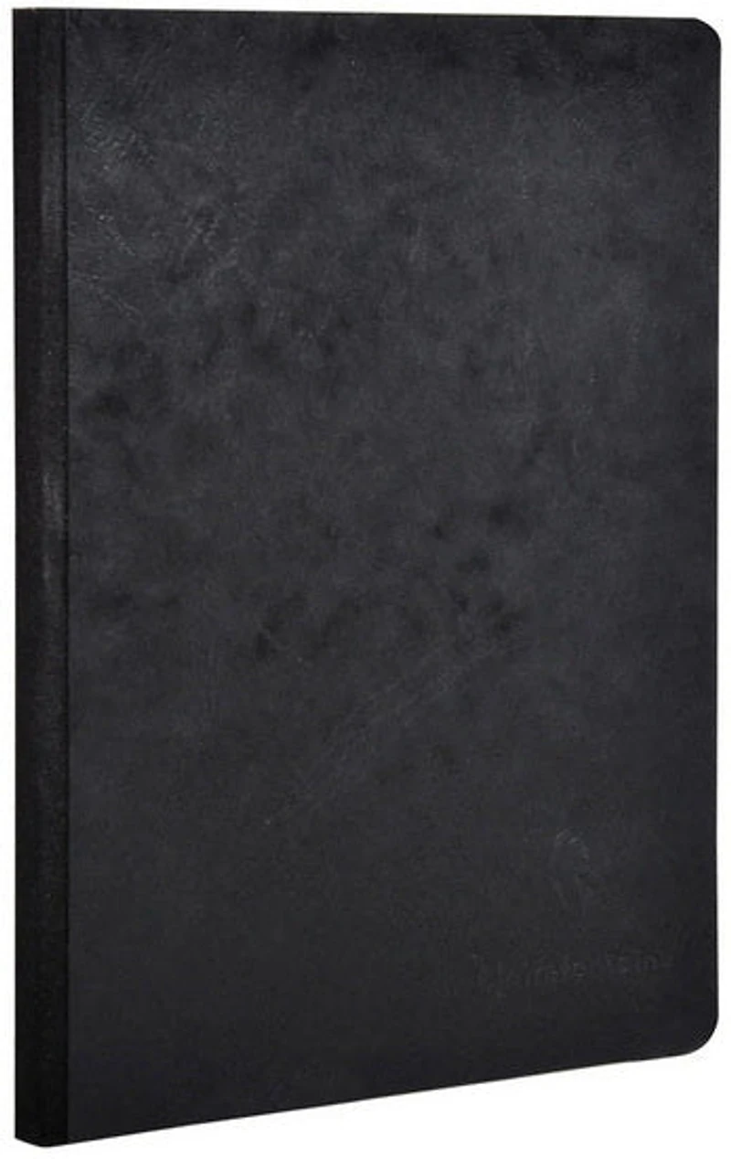 Cahier broché dos toilé Age-Bag uni 192p 14.8x21cm Noir
