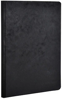 Cahier broché dos toilé Age-Bag uni 192p 14.8x21cm Noir