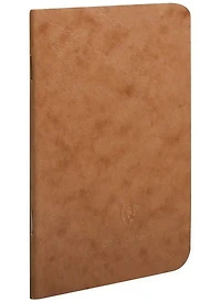 Carnet piqué Age-Bag ligné 96p 9x14cm Tabac