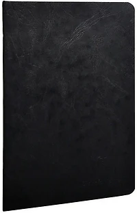 Cahier piqué Age-Bag ligné 96p 14.8x21cm Noir