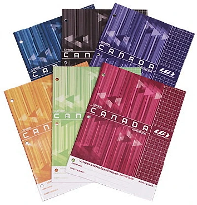 Cahier Canada quadrillé LG 40 pages 6AS