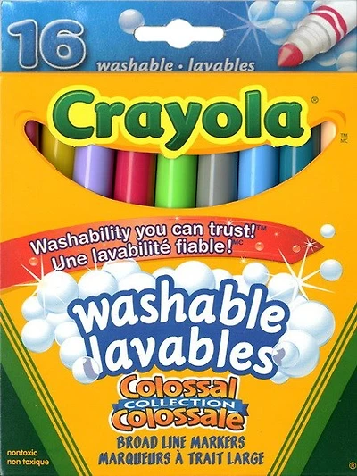 Marqueurs lavables Colossal  (16)