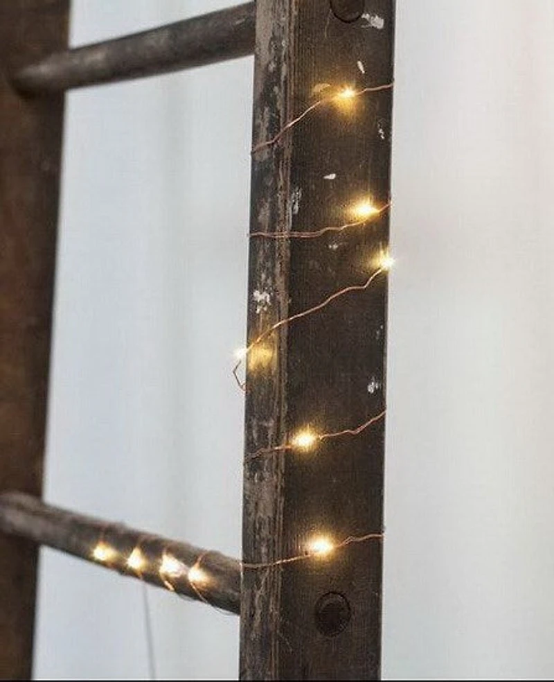 Copper String of LED Lights - 6 feet