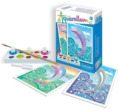 Aquarellum mini Dauphins