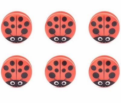 Set of Bag Clips — Ladybugs, 6 Pieces