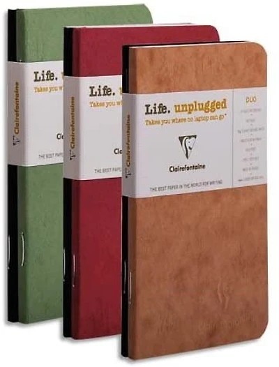 Age Bag Notebook Set - Ruled, Staple-Bound, 7.5 x 12 cm, 2 Piece