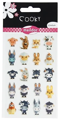 Autocollants Cooky : Animaux de la ferme